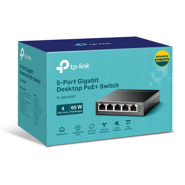 TP-Link TL-SG1005P سويتش شبكة PoE