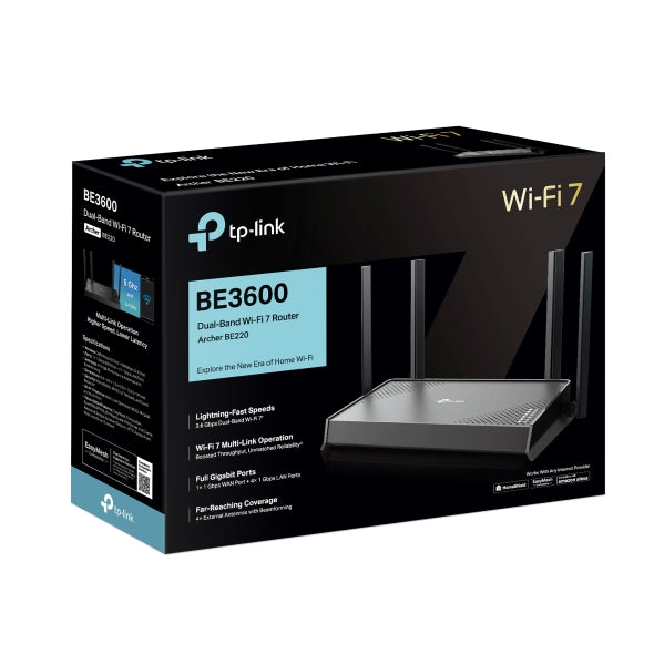 TP-Link Archer BE220 راوتر واي فاي BE3600
